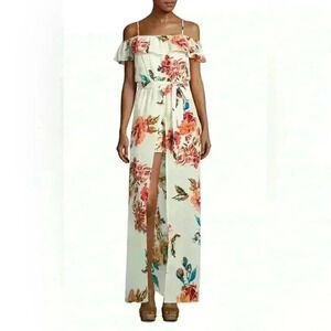 Love Reign Floral Romper Dress Size Small